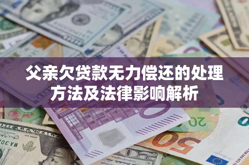 北京父亲欠贷款无力偿还的处理方法及法律影响解析
